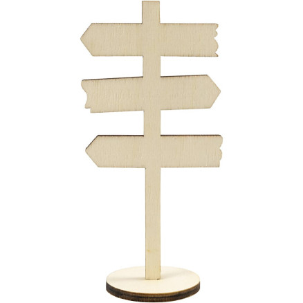 Schild auf Ständer, H: 12 cm, B: 6 cm, 1 Stk. Schild auf Ständer, H: 12 cm, B: 6 cm, 1 Stk. von Diverse