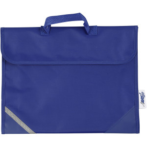 Schultasche, blau, T: 9 cm, Gr. 36x29 cm, 1 Stk. von Diverse