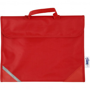 Schultasche, T 9 cm, Größe 36x29 cm, Rot, 1 Stk von Diverse