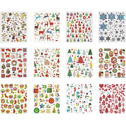 Stickerbuch, Weihnachten, Blatt 15x16,5 cm, 2x12 Bl./ 1 Pck Stickerbuch, Weihnachten, Blatt 15x16,5 cm, 2x12 Bl./ 1 Pck von Diverse