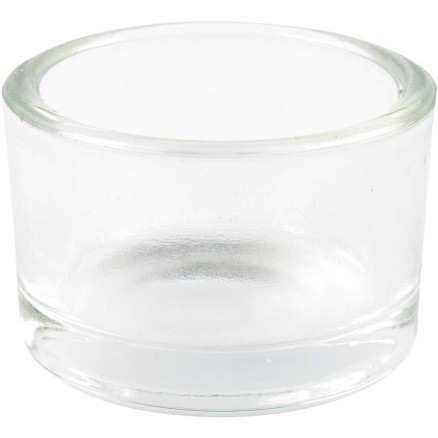 Teelichtglas, H 3,2 cm, D 5 cm, 48 Stk/ 1 Pck Teelichtglas, H 3,2 cm, D 5 cm, 48 Stk/ 1 Pck von Diverse