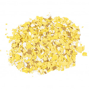 Terrazzo-Flocken, Gelb, 90 g/ 1 Dose von Diverse