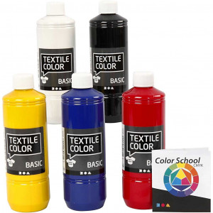 Textile Color, Farbenmix, 5x500 ml von Diverse