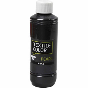 Textilfarbe, Grau, Perlmutt, 250 ml/ 1 Fl. von Diverse