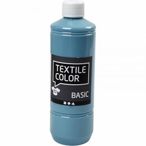 Textilfarbe, Taubenblau, 500ml/ 1 Fl. von Diverse