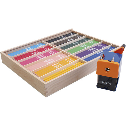 edu Heavy-Duty Buntstifte, Mine 6,25 mm, versch. Farben, 12x12 Stück / 1 Pk. edu Heavy-Duty Buntstifte, Mine 6,25 mm, versch. Farben, 12x12 Stück / 1 Pk. von Diverse