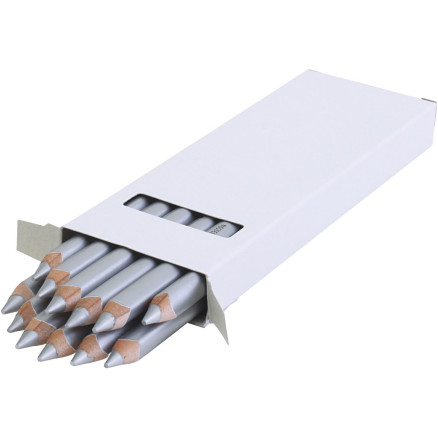 edu3 Jumbo-Buntstifte, Dicke 10 mm, Mine 6,25 mm, Silber, 12 Stk/ 1 Pck edu3 Jumbo-Buntstifte, Dicke 10 mm, Mine 6,25 mm, Silber, 12 Stk/ 1 Pck von Diverse