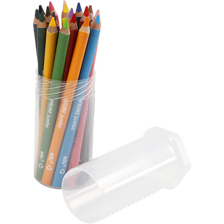 edu Heavy-Duty Buntstifte, Stärke 10 mm, Mine 6,25 mm, versch. Farben, 18 Stück / 1 Pk. edu Heavy-Duty Buntstifte, Stärke 10 mm, Mine 6,25 mm, versch. Farben, 18 Stück / 1 Pk. von Diverse