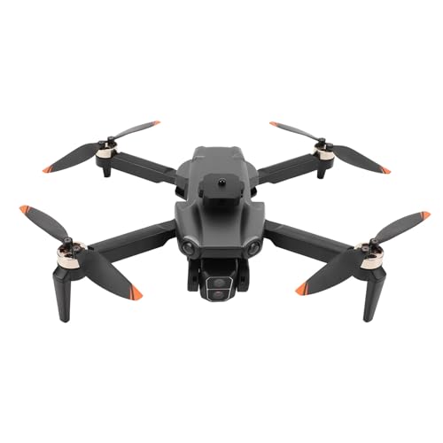 Diyeeni Bürstenlose Motordrohne mit Dual-Kamera, HD-Regler, Ferngesteuerte Quadcopter-FPV-Drohne, 90-Grad-Objektivwinkel, für Lithium-Batterie-RC-Quadcopter (Black) von Diyeeni