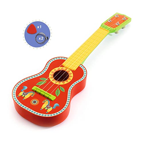 Bunt DJ06013 bemalte Gitarre Animambo von djeco von Djeco