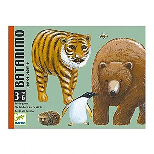 DJECO 145-016A Batanimo Tiere Kartenspiel, bunt von Djeco