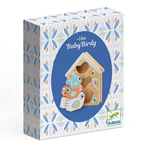 DJECO 36123 Baby Blanco BabyBirdi Puzzles, weiß von Djeco