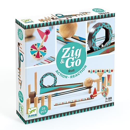 DJECO Construcción pcs Zig & Go Konstruktion, 28 Stück (35640), bunt von Djeco