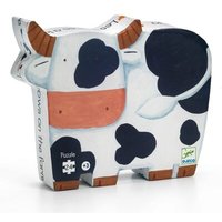 DJECO DJ07205 Formen Puzzle: The cows on the farm - 24 Teile von Djeco