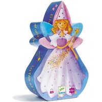 DJECO DJ07225 Formen Puzzle: The fairy and the unicorn - 36 Teile von Djeco