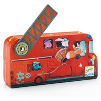 DJECO DJ07269 Formen Puzzle: The fire truck von Djeco