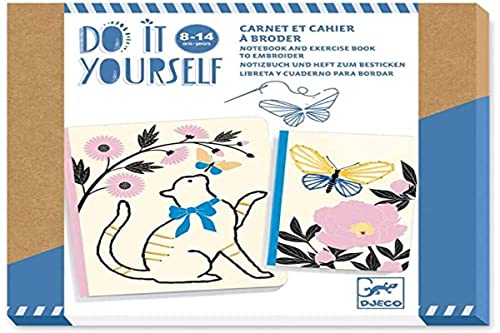 DJECO - DIY Notizbuch und Notizbuch zum Sticken von poetischem Garten, Bestickt (DJ07970) DJECO - DIY Notizbuch und Notizbuch zum Sticken von poetischem Garten, Bestickt (DJ07970) von Djeco