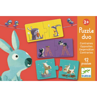 DJECO DJ08162 Lernspiel - Puzzle duo/trio: Gegenteile DJECO DJ08162 Lernspiel - Puzzle duo/trio: Gegenteile von Djeco