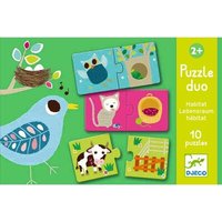 DJECO DJ08164 Lernspiel - Puzzle duo/trio: Wo wohne ich ? DJECO DJ08164 Lernspiel - Puzzle duo/trio: Wo wohne ich ? von Djeco