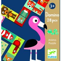 DJECO DJ08165 Lernspiele: Domino Animo-puzzle von Djeco