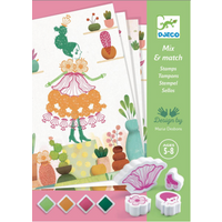 DJECO DJ08741 Stempel: Flower girls von Djeco