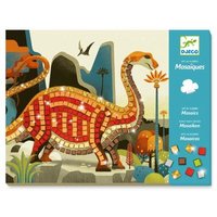 DJECO DJ08899 Mosaike: Metallische Dinosaurier von Djeco