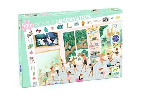 Puzzle für Beobachtung, 100 Stück – L Tanzschule Puzzle für Beobachtung, 100 Stück – L Tanzschule von Djeco