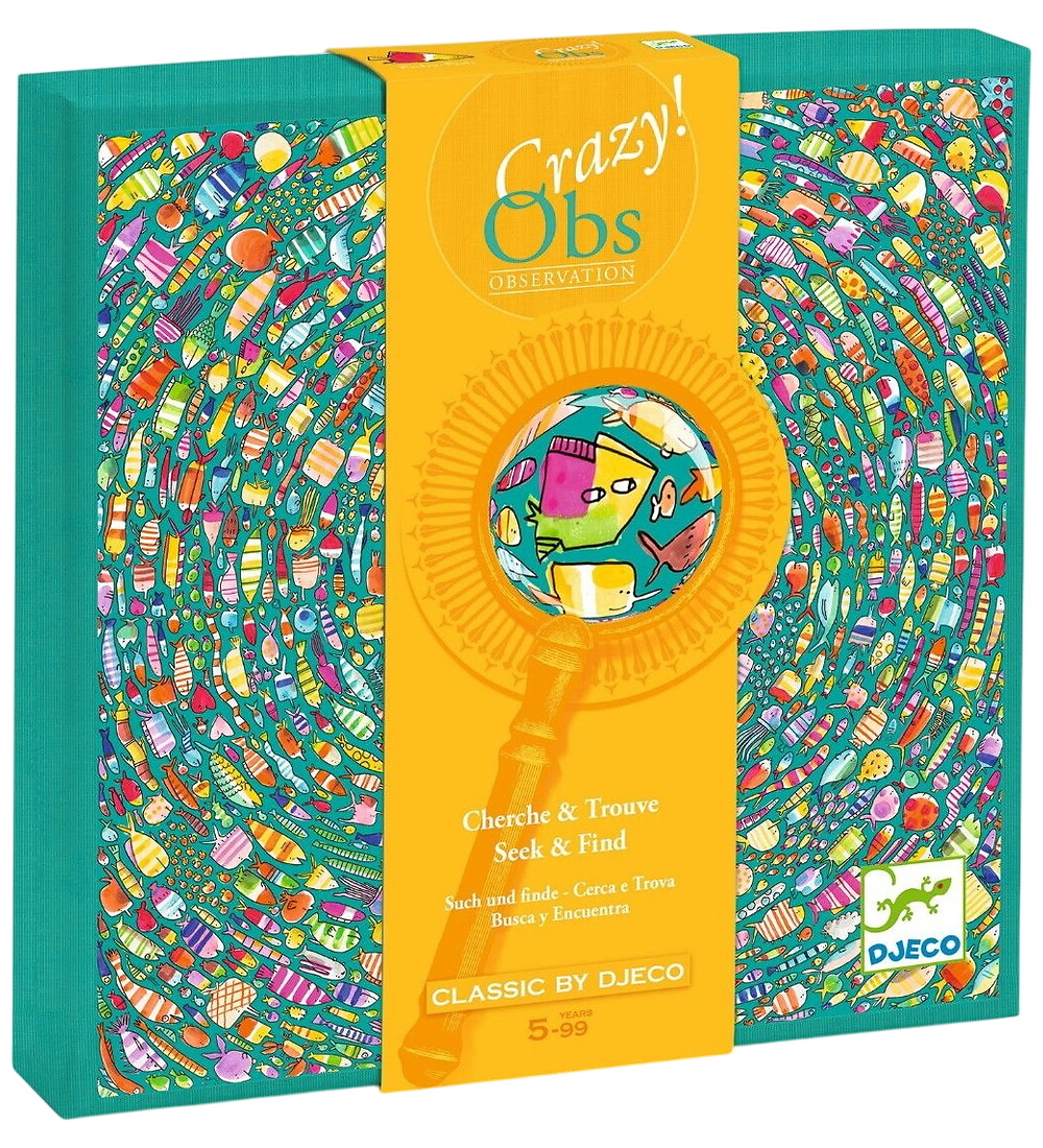 Djeco Brettspiel - Crazy OBS - Fishy-Fish - Djeco - One Size - Brettspiele Djeco Brettspiel - Crazy OBS - Fishy-Fish - Djeco - One Size - Brettspiele von Djeco