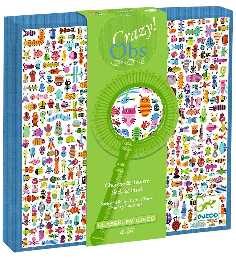 Djeco Brettspiel - Crazy OBS - Tiny Bestien - Djeco - One Size - Brettspiele Djeco Brettspiel - Crazy OBS - Tiny Bestien - Djeco - One Size - Brettspiele von Djeco