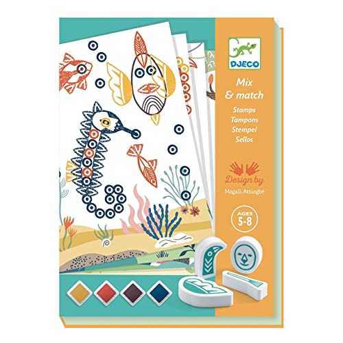 Djeco Surprising animals - Stempel | Stempelbuch #DJ08742 von Djeco