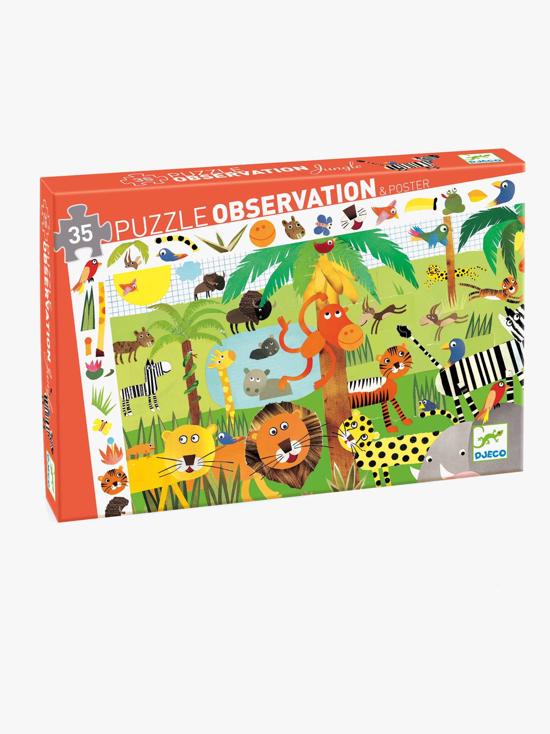Djeco Observation Puzzle Djungle 35 Teile Djeco Observation Puzzle Djungle 35 Teile von Djeco