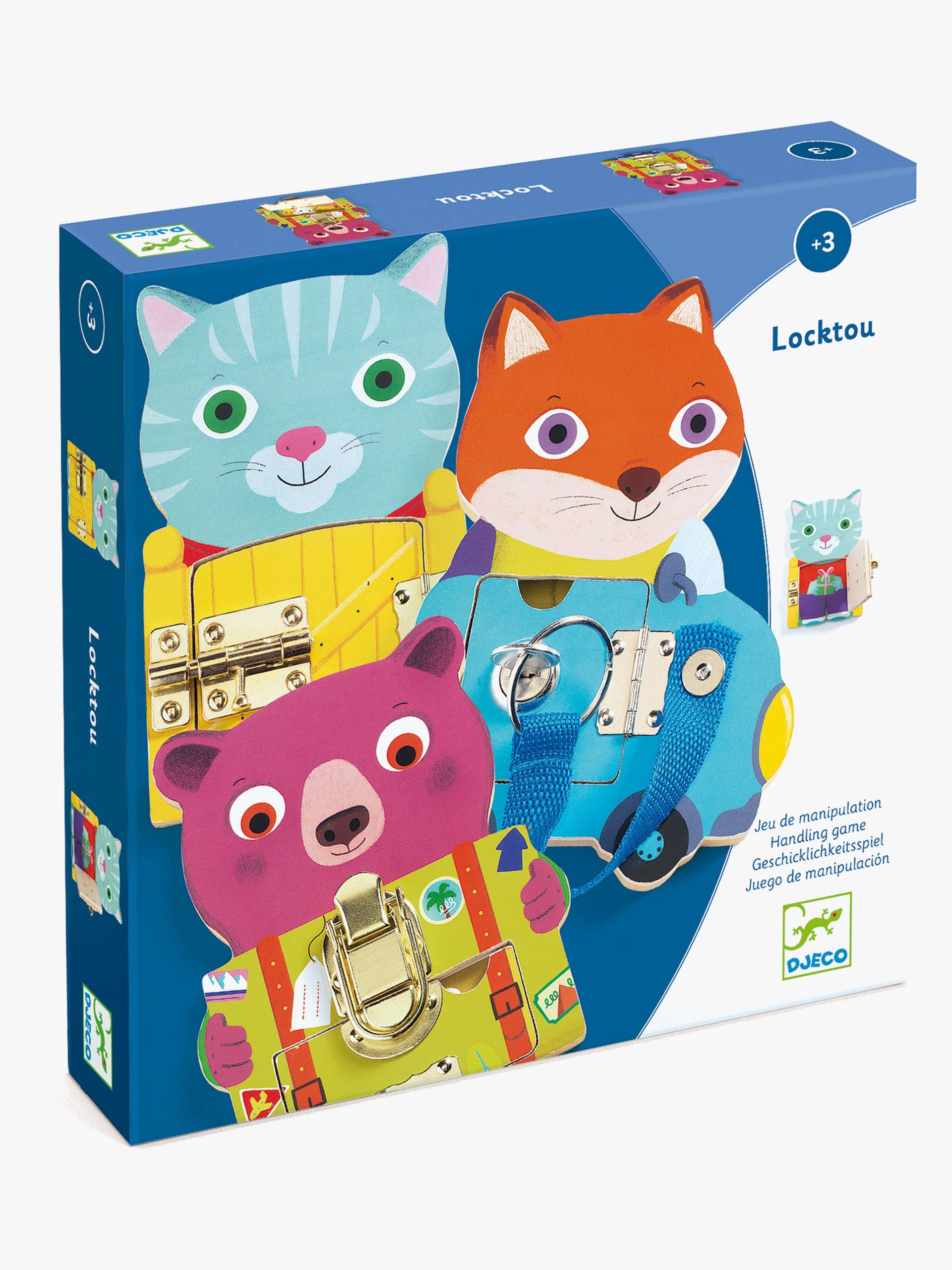 Djeco Pädagogische Spielsachen Locktou Djeco Pädagogische Spielsachen Locktou von Djeco