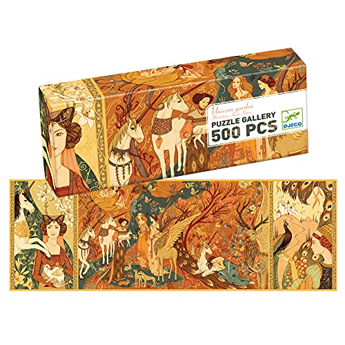 Djeco Puzzle 500 Einhorn Garten von Djeco