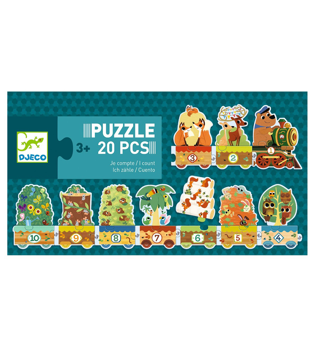 Djeco Puzzlespiel - 20 Teile - Ich zähle - Djeco - One Size - Puzzlespiele Djeco Puzzlespiel - 20 Teile - Ich zähle - Djeco - One Size - Puzzlespiele von Djeco