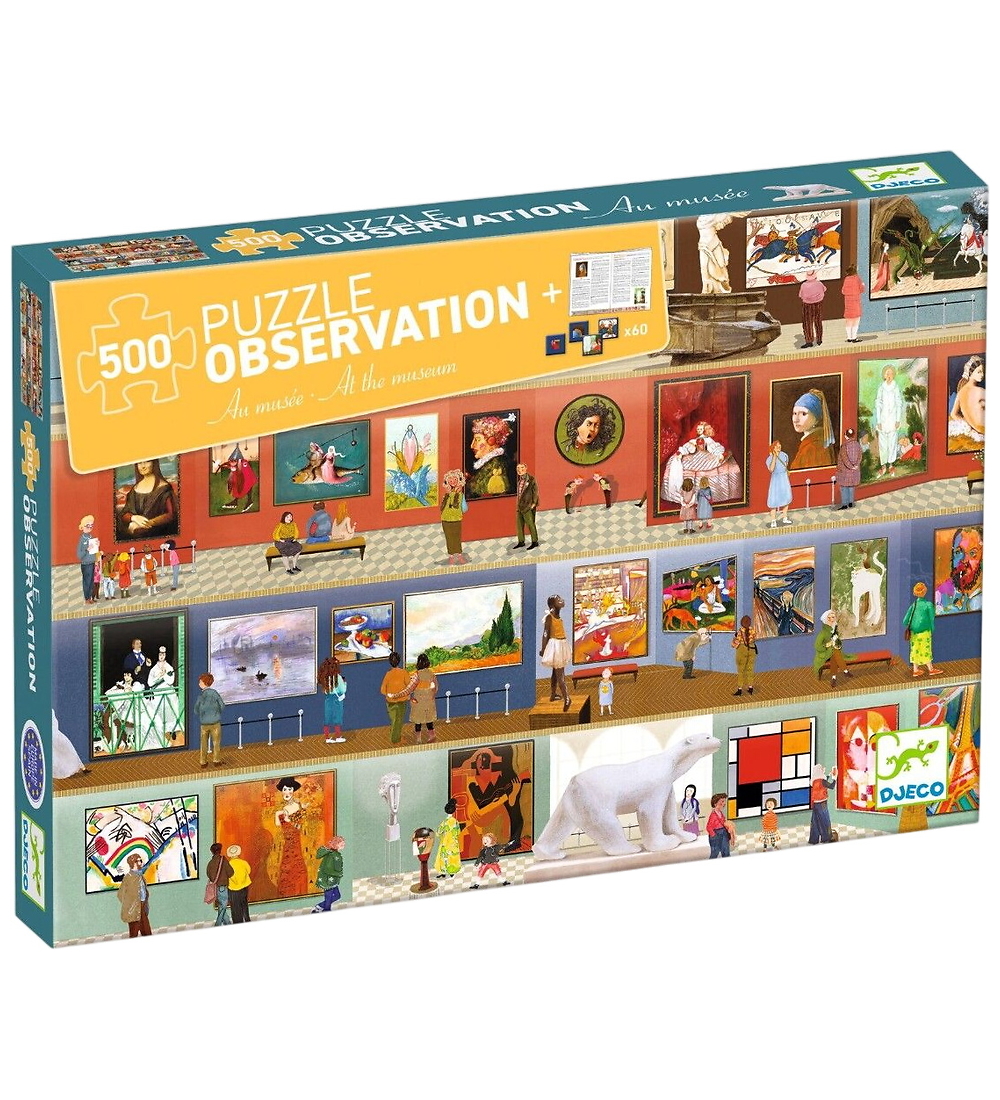 Djeco Puzzlespiel - 500 Teile - Im Museum - Djeco - One Size - Puzzlespiele Djeco Puzzlespiel - 500 Teile - Im Museum - Djeco - One Size - Puzzlespiele von Djeco