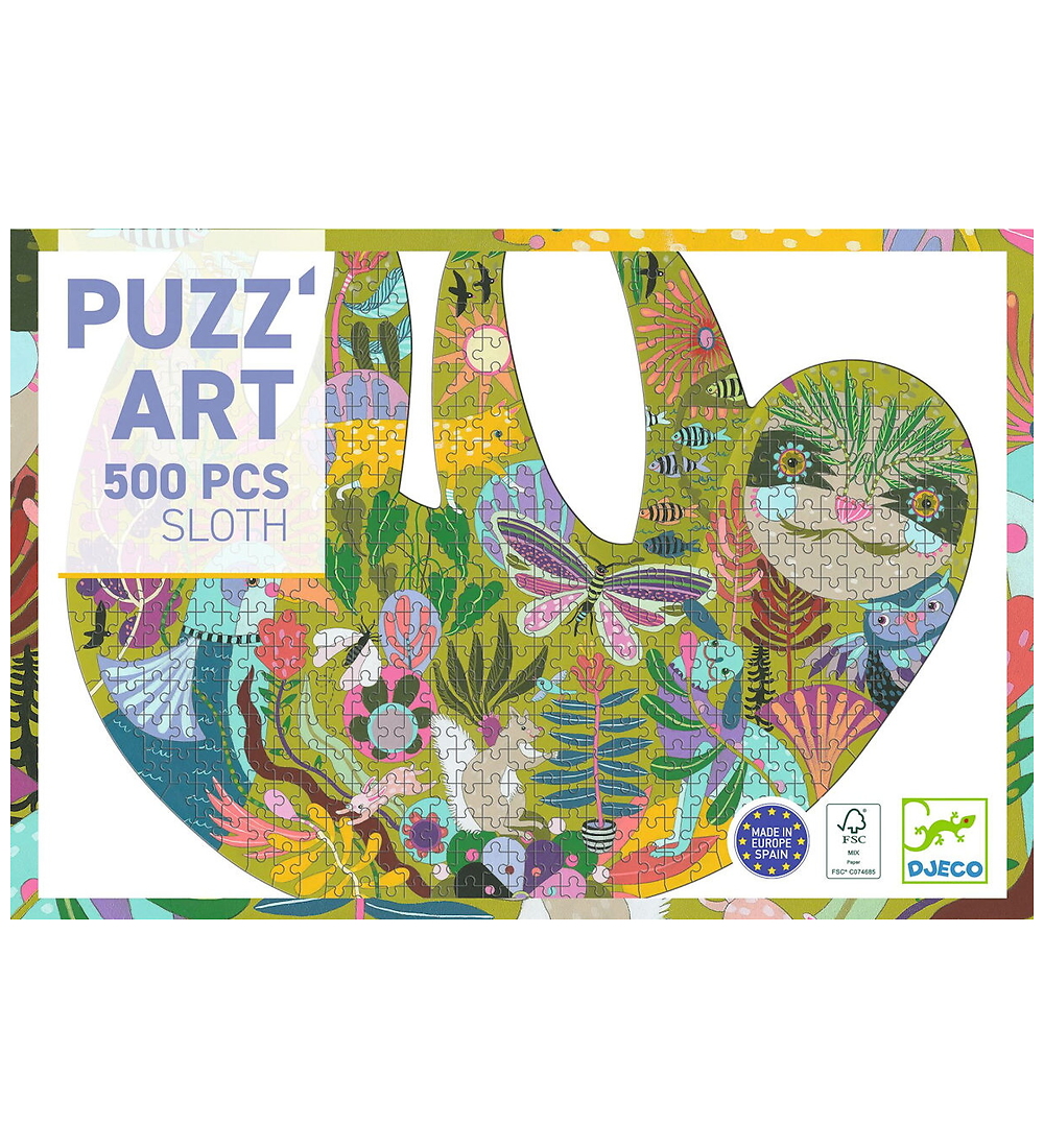 Djeco Puzzlespiel - 500 Teile - RätselArt - Das Faultier - Djeco - One Size - Puzzlespiele Djeco Puzzlespiel - 500 Teile - RätselArt - Das Faultier - Djeco - One Size - Puzzlespiele von Djeco