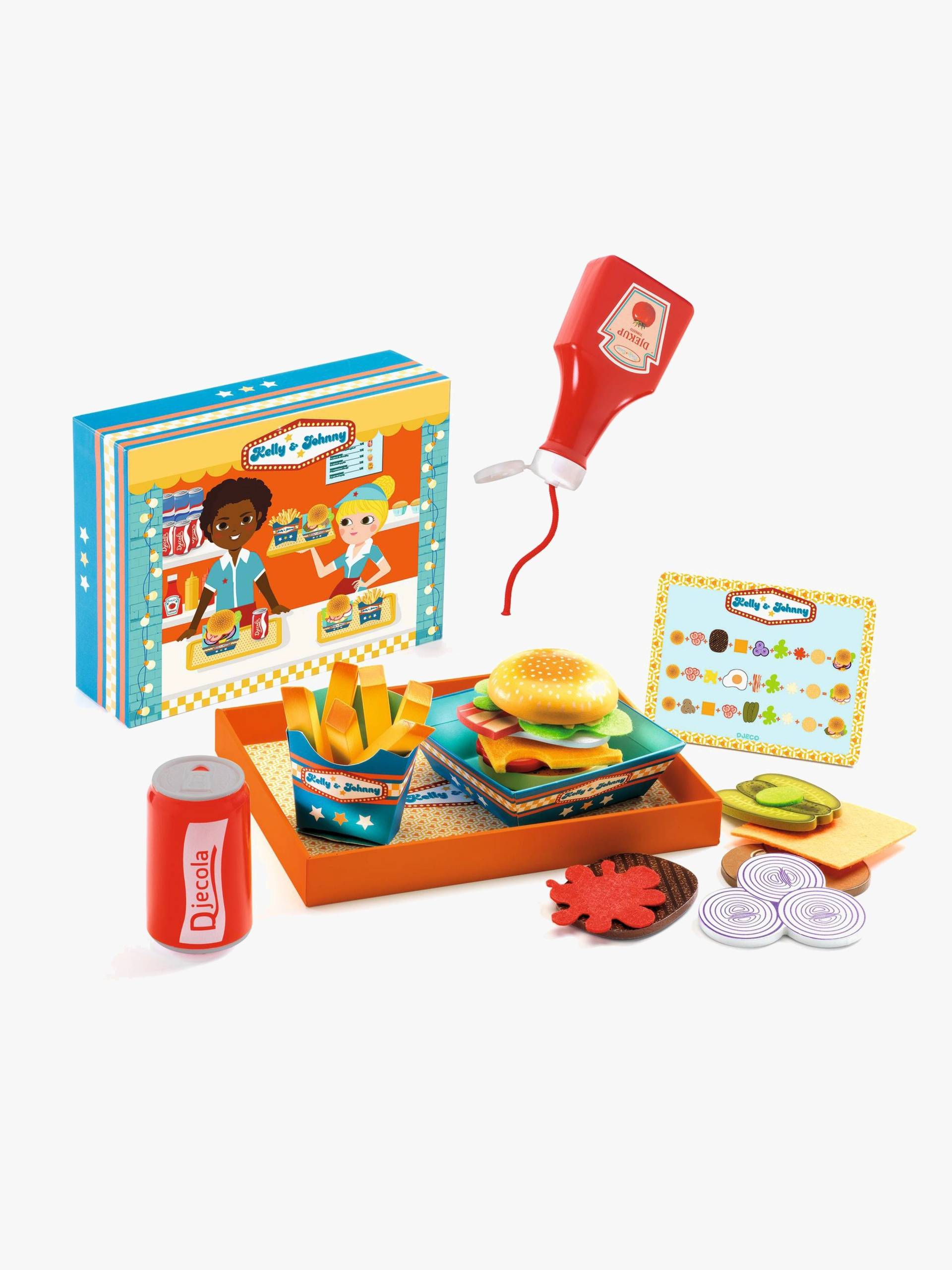 Djeco Spielset Hamburger Kelly & Johnny Djeco Spielset Hamburger Kelly & Johnny von Djeco
