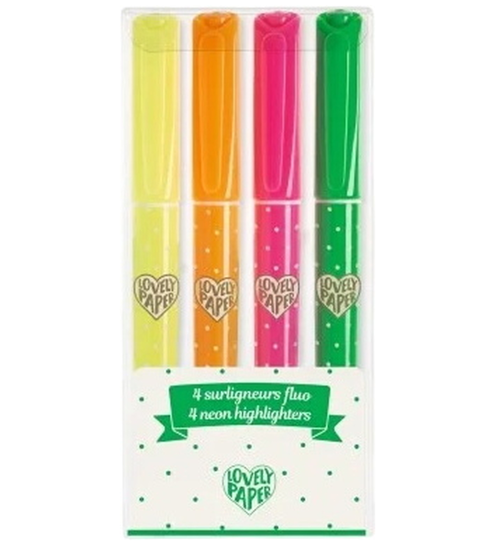 Djeco Textmarker - 4er-Pack - Neon - Djeco - One Size - Filzstifte Djeco Textmarker - 4er-Pack - Neon - Djeco - One Size - Filzstifte von Djeco