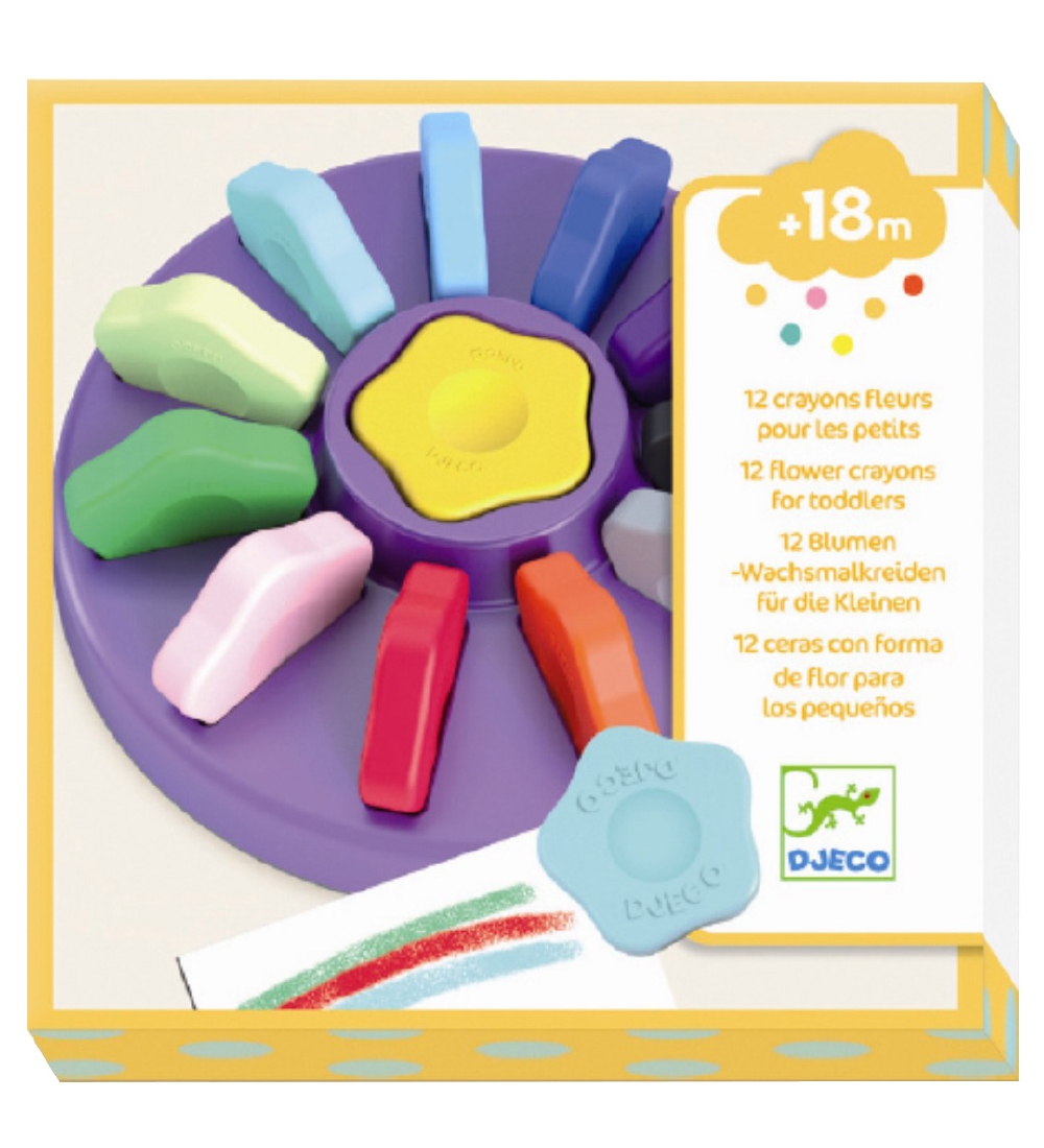 Djeco Wachsmalstifte - 12 st. - Blumen - Djeco - One Size - Buntstiftsets Djeco Wachsmalstifte - 12 st. - Blumen - Djeco - One Size - Buntstiftsets von Djeco
