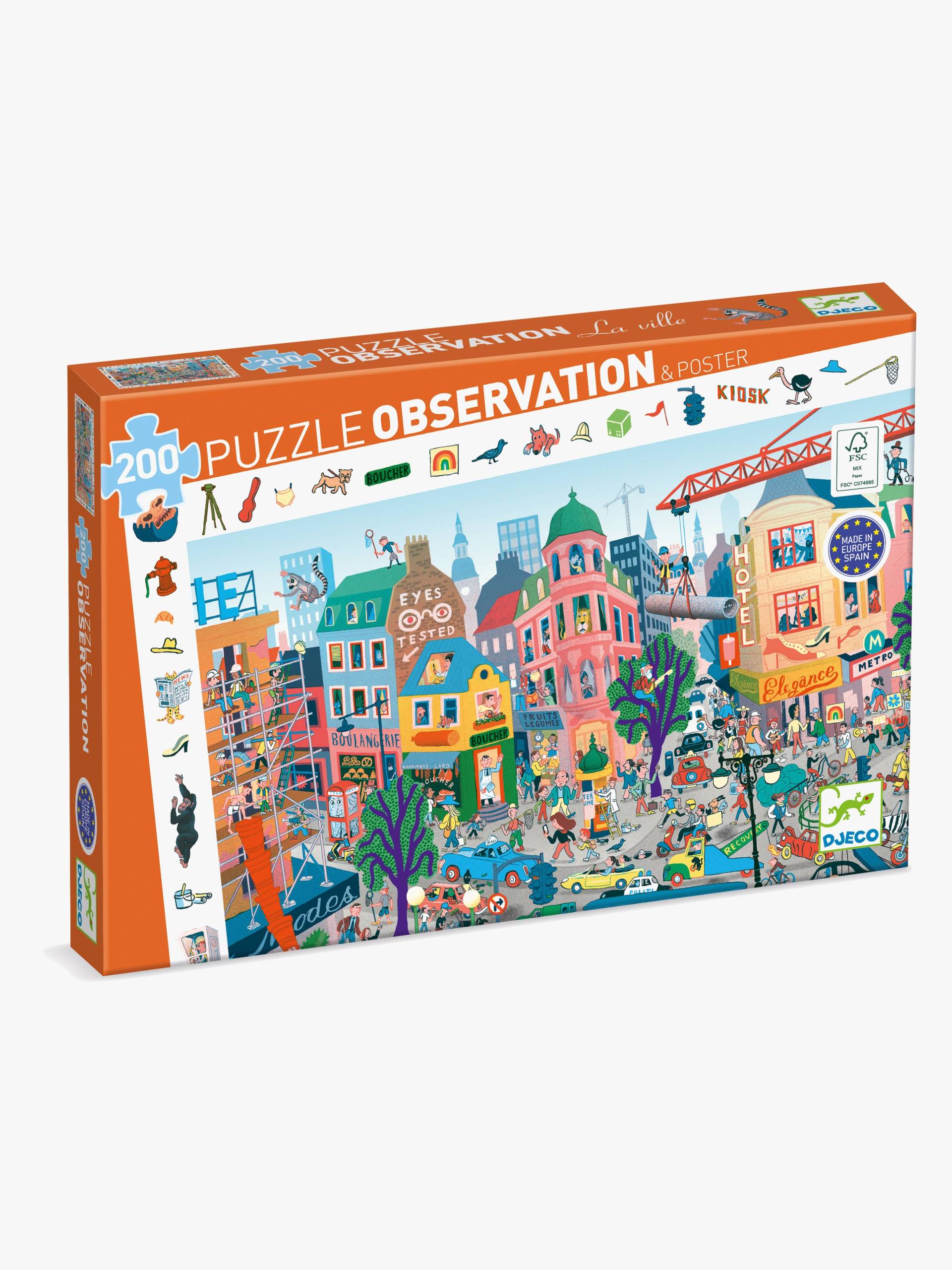 Djeco Wimmelpuzzle Stadt 200 Teile Djeco Wimmelpuzzle Stadt 200 Teile von Djeco