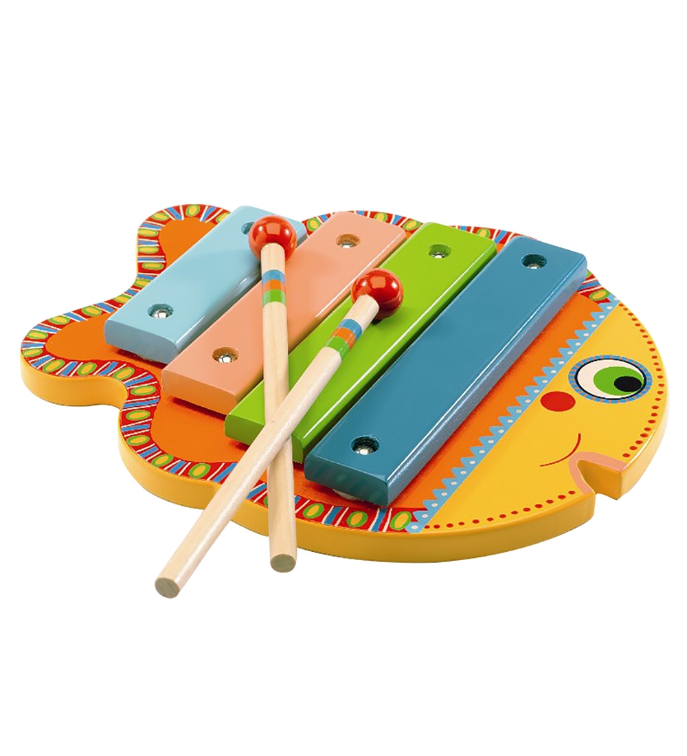 Djeco Xylophon - Holz - Fisch - Djeco - One Size - Musikinstrumente Djeco Xylophon - Holz - Fisch - Djeco - One Size - Musikinstrumente von Djeco
