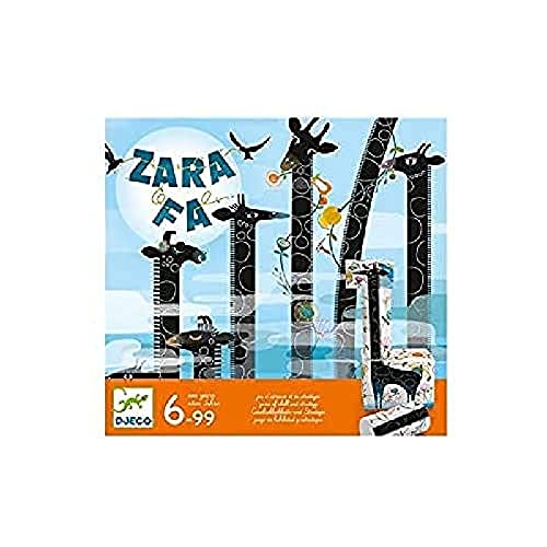 DJECO - Juego Zarafa Spielzeug zum Stapeln und Stecken, 38599 von Djeco