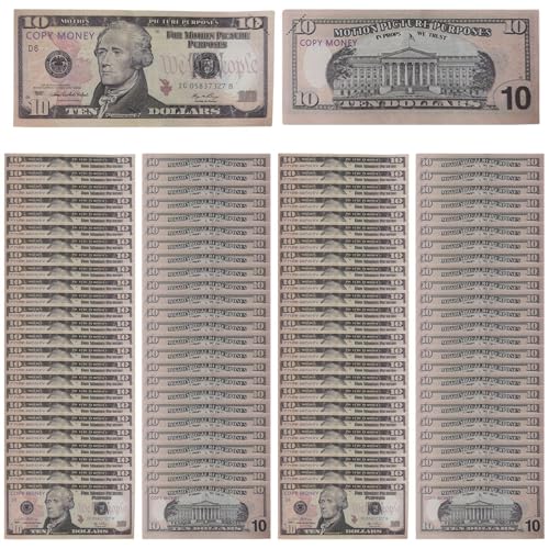Djowyh Fake Money Prop,Fake Dollars Banknote | Lernspielzeug Rollenspiel Geld Kompakt Für Kinder Jugendliche Erwachsene Eltern Djowyh Fake Money Prop,Fake Dollars Banknote | Lernspielzeug Rollenspiel Geld Kompakt Für Kinder Jugendliche Erwachsene Eltern von Djowyh
