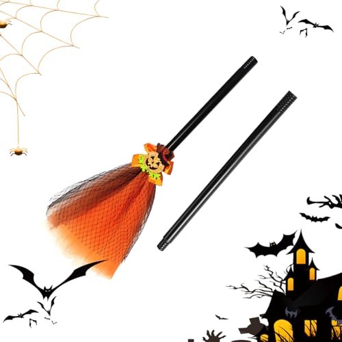 Djowyh Halloween Hexenbesen Spielzeug - Kinder Cosplay Hexenbesen Zubehör,Feiertag Requisiten Partybedarf für Kleinkinder Veranstaltungen Eltern Kind Interaktion Mädchen Kinder Fest Schule Djowyh Halloween Hexenbesen Spielzeug - Kinder Cosplay Hexenbesen Zubehör,Feiertag Requisiten Partybedarf für Kleinkinder Veranstaltungen Eltern Kind Interaktion Mädchen Kinder Fest Schule von Djowyh
