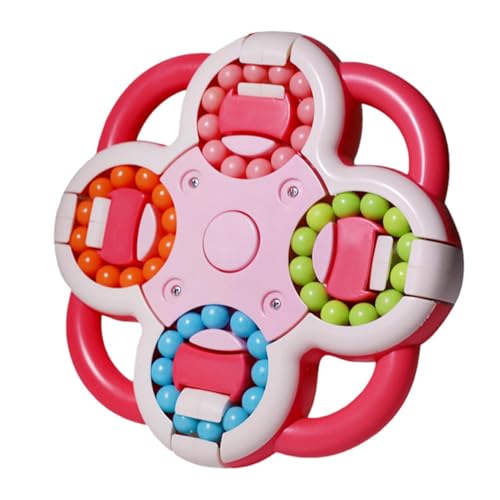 Djowyh Magic Bean Fidget Toy, rotierender Fingerwürfel - Handheld Zappet Toy Magic Bean Finger Cube - Brain Teaser Kreatives Puzzlespiel für Erwachsene und Kinder von Djowyh