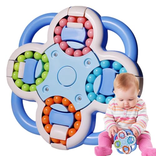 Djowyh Magic Bean Puzzle Spielzeug, Magic Bean Cube Spinner - Handheld Zappet Toy Magic Bean Finger Cube,Brain Teaser Kreatives Puzzlespiel für Erwachsene und Kinder von Djowyh