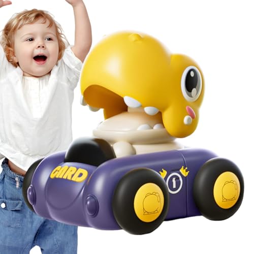 Djowyh Push-and-Go-Dinosaurier, reibungsbetriebenes Auto | Kinder-Kleinkind-Fahrzeuge mit Dinosaurier-Form - Reibungsbetriebene Fahrzeuge, Spielzeugauto für Kinder, Kinderzimmer, Garten, Schule, von Djowyh