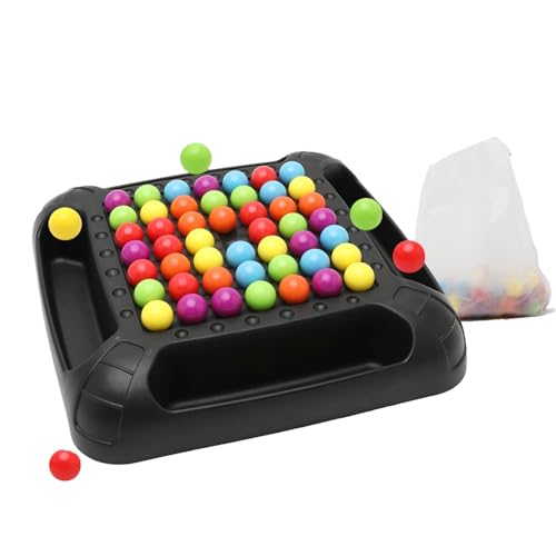 Djowyh Regenbogen Ausscheidungs Spiel | Regenbogenball Ausscheidung Spiel | Desktop Ball Set | Eliminationsspiel - Strategie Logikspiel Zur Verbesserung Der Kognitiven Und Sozialen Fähigkeiten von Djowyh