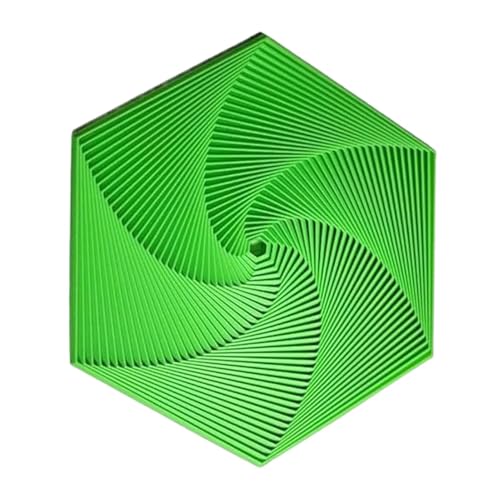 Djowyh Sensory Fidget | Fidget Spinner | Magisches Stereoskopisches Spiralspielzeug - 3D Druck Illusion Antistress Fidget Toys Für Stresssensorische Partyspiele von Djowyh