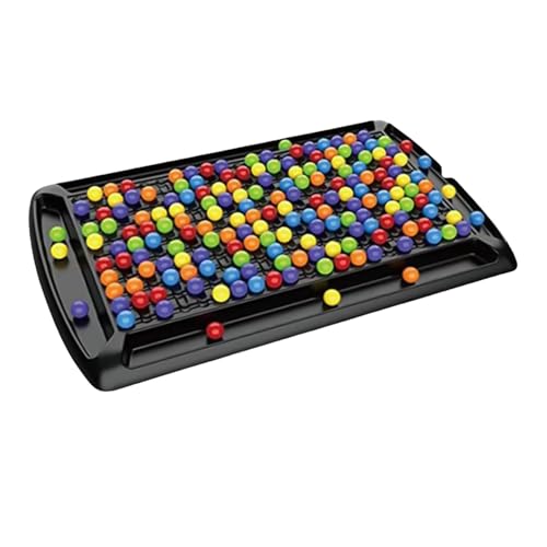 Djowyh Strategie Schachbrett | 48/80/120/240 Stück Puzzle Schach Brettspiel | Intellektuelles Rainbow Ball Gesellschaftsspiele | Regenbogenball Schachbrett Strategiespiele Für Erwachsene Kinder von Djowyh